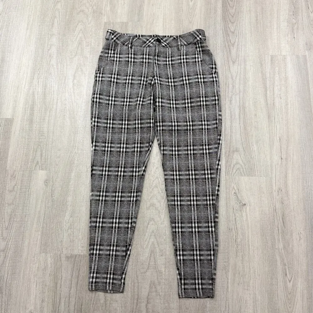 YoungLA Dapper Dress Pants Mens 30x30 Plaid Check 614 Stretch Skinny Fit YLA2112